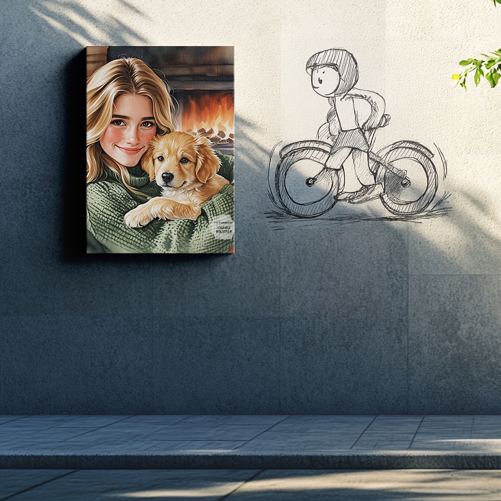 맞춤형 사진 캔버스 프린트 - 손으로 그린 듯한 효과를 - Pet Portrait Custom 리뷰 및 가격